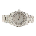 Moissanite Stainless Steel White Band Mens Watch 17-1/3 CT