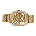 Moissanite Stainless Steel 20-1/5 Cttw Yellow Steel  Band 20.20 Ct