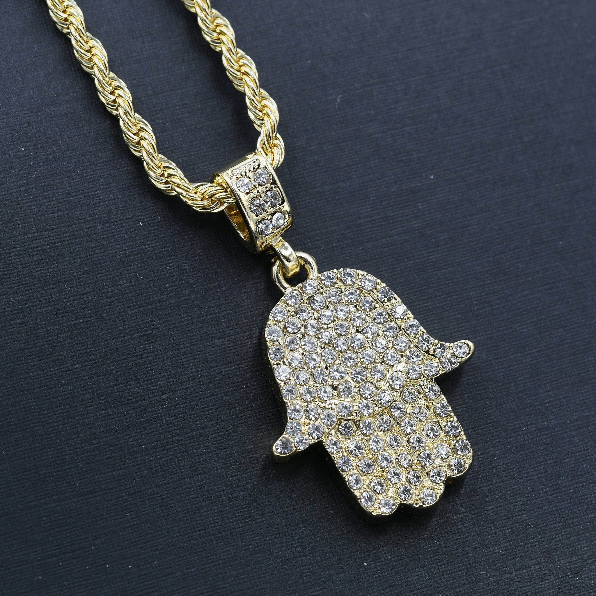 HANDSIGN CHAIN AND CHARM - HC165676