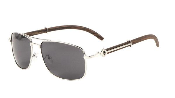 Rectangular aviator sunglasses