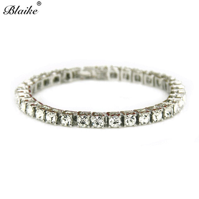 Blaike 18KT Gold/Silver/Black Gold CZ