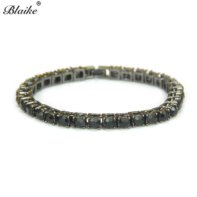 Blaike 18KT Gold/Silver/Black Gold CZ