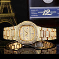 Bussiness Quartz Watch Famous Brand Diamond Watch Stainless Steel Timepiece Gold Silver Rose Gold Clock Color Designer Watch