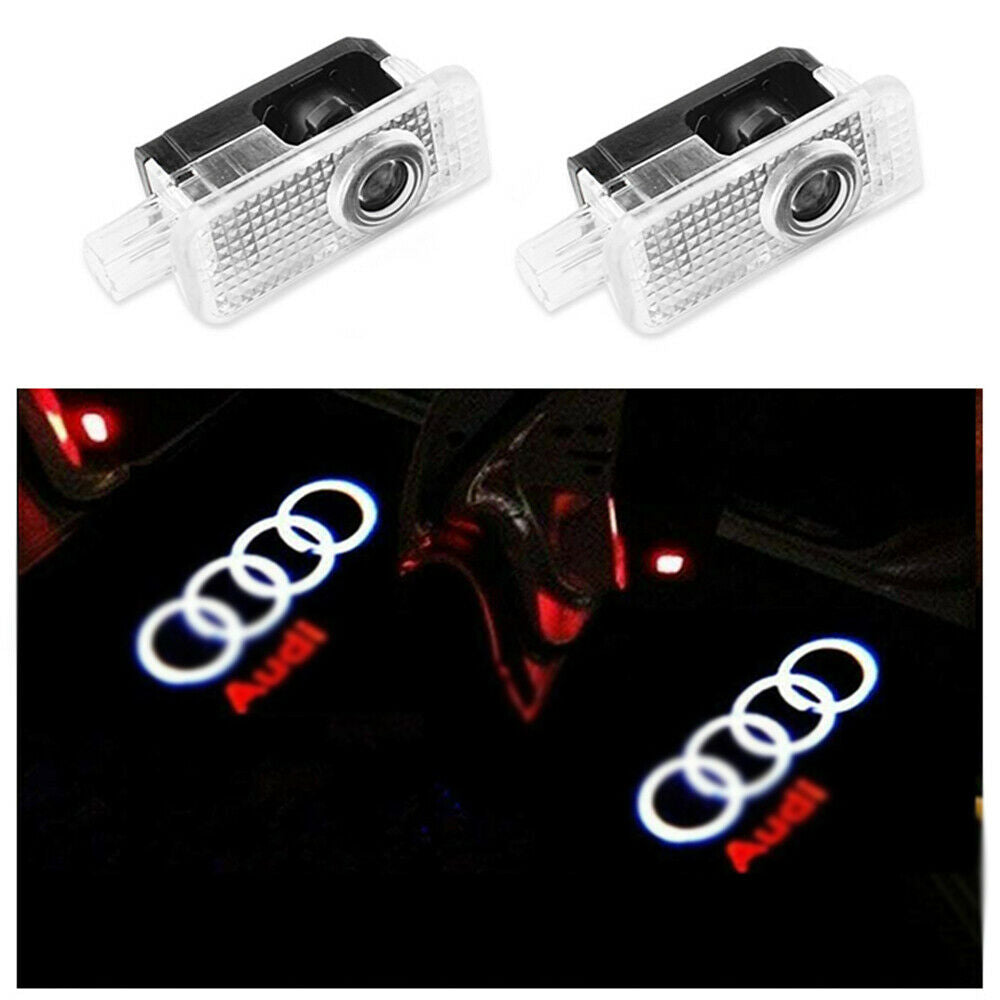 Car Door Courtesy Led Projector Logo Shadow Light For Audi A8-A6 A4 Q7 SQ5 P4