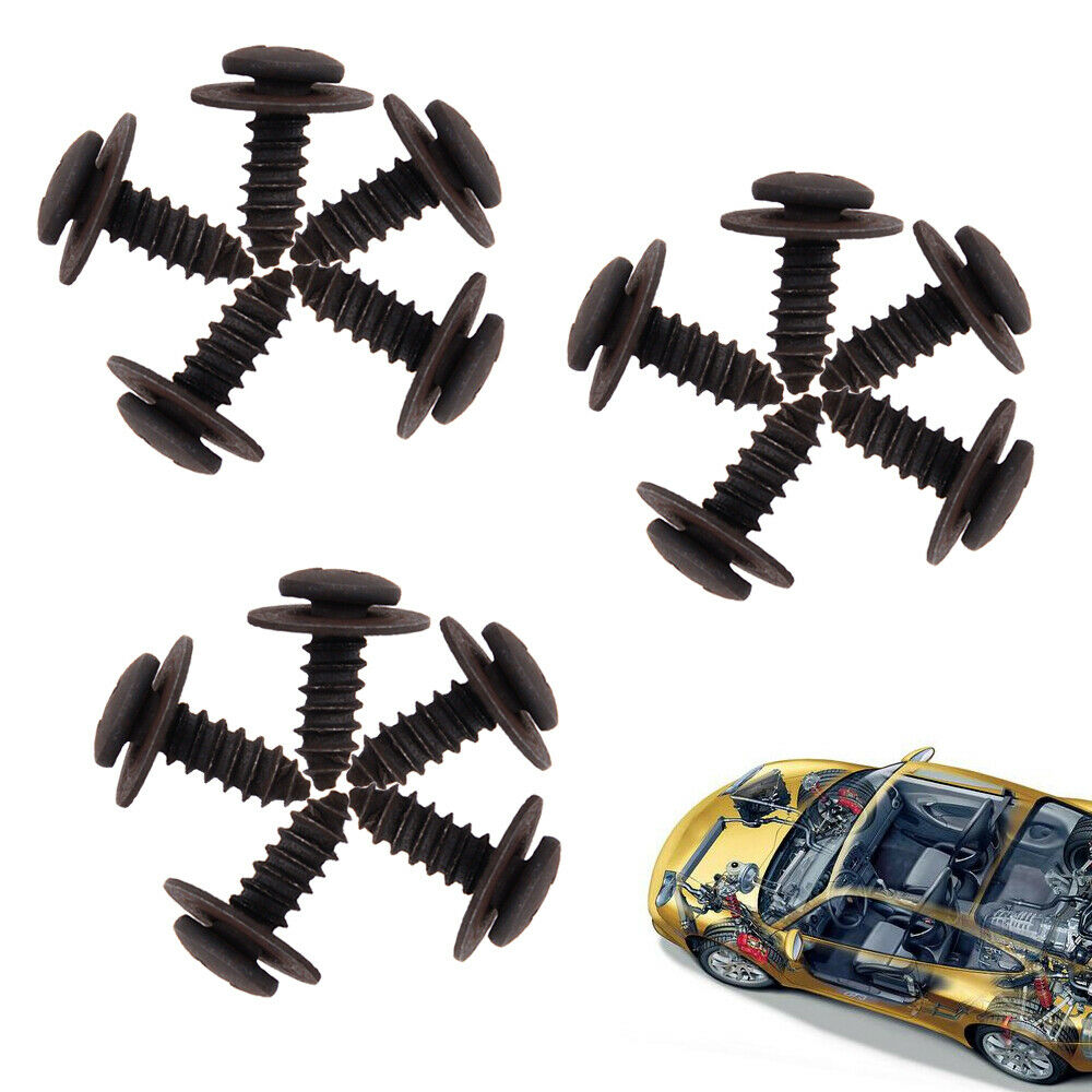 Spring Metal U-type Clip with Screw Car Bumper Fender Trim Panel Fasteners
