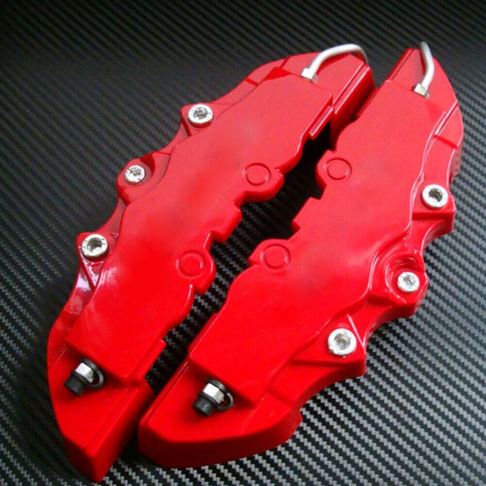 4*3D Disc Brake Caliper Car Covers Front & Rear Kit Universal Car Accessories