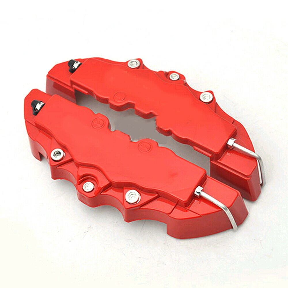 4*3D Disc Brake Caliper Car Covers Front & Rear Kit Universal Car Accessories